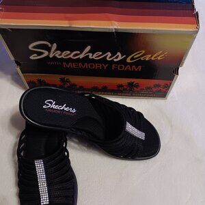 Women's black Skechers Cali with memory foam size 11